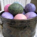 Easter Egg Decoupage centerpiece