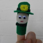 leprechaun finger puppet finished