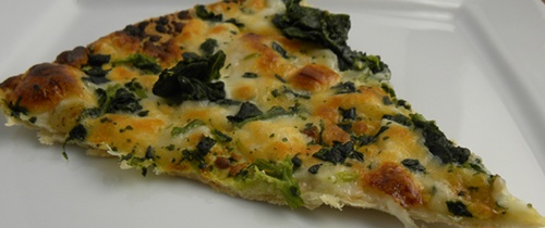 Freschetta garlic spinach flatbread pizza