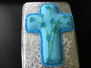 cross cake finished