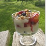 Fruit and Yogurt parfaits