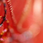 knitting and beading