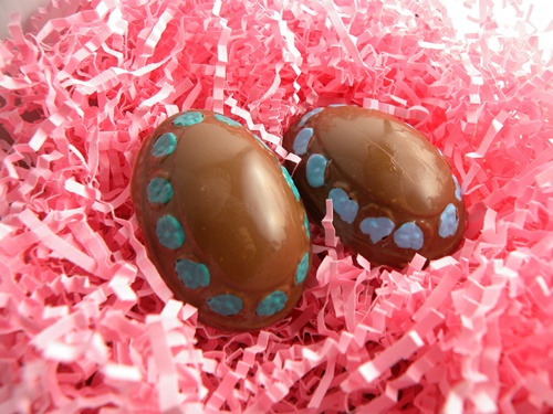 Easter egg chocolate covered peanut butter 3