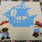 pirate scrapbook page