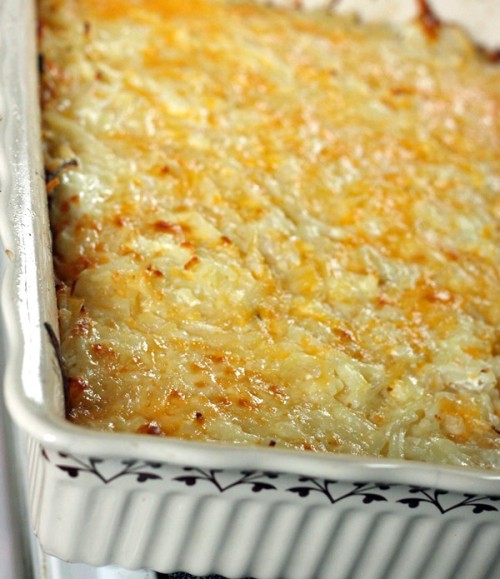 Cheesy Hashbrown Casserole Recipe The Home and Garden Cafe