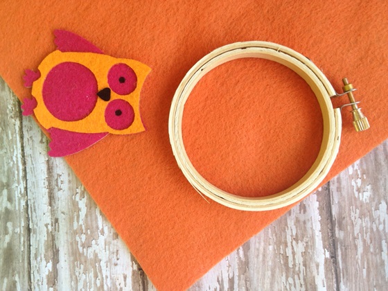 easy owl hoop embroidery craft idea