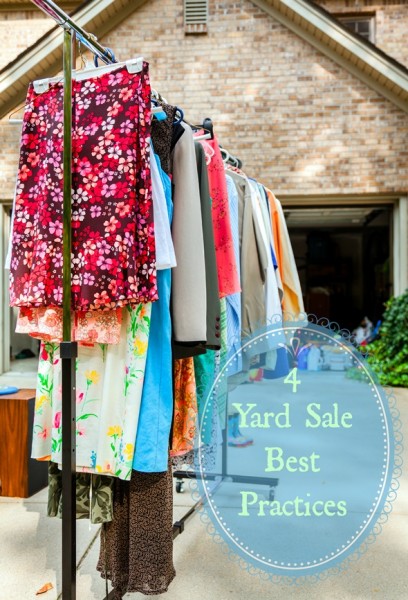 4 Great Yard Sale Tips And Hacks The Home And Garden Cafe   Yard Sale Tips And Hacks 408x600 