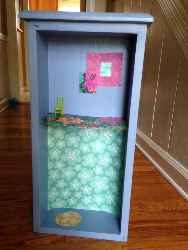 Upcycled Dresser Drawer Dollhouse