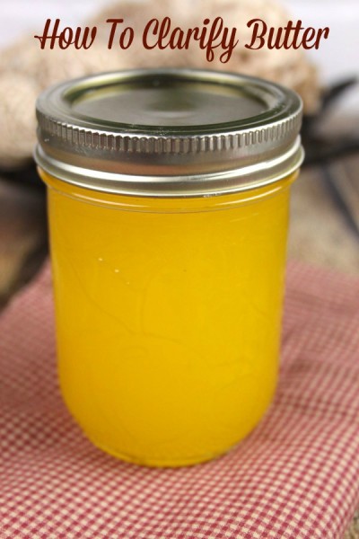 Super Easy How To Clarify Butter Ghee The Home And Garden Cafe