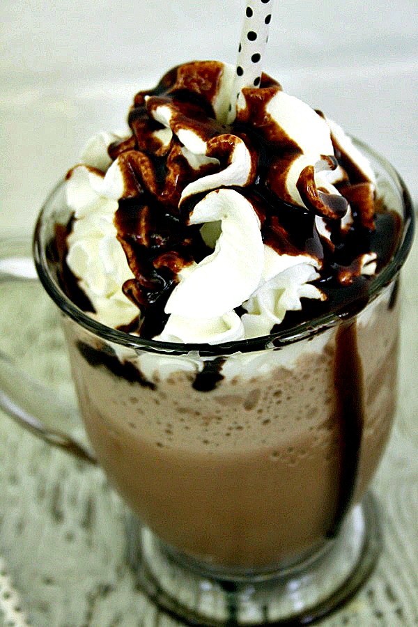 frozen hot chocolate recipe-Yum