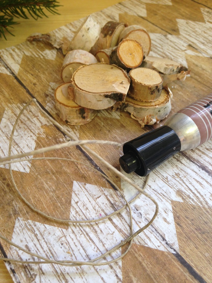 Make Birch Branch Wine Markers