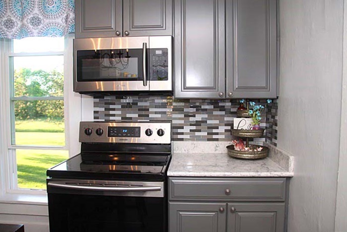 Gray Farmhouse kitchen remodel