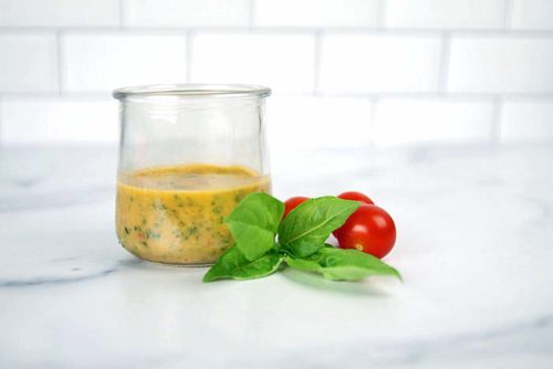 Fresh Tomato and Basil Vinaigrette